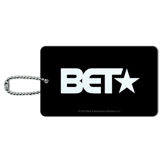 BET Logo Luggage Card Suitcase Carry-On ID Tag