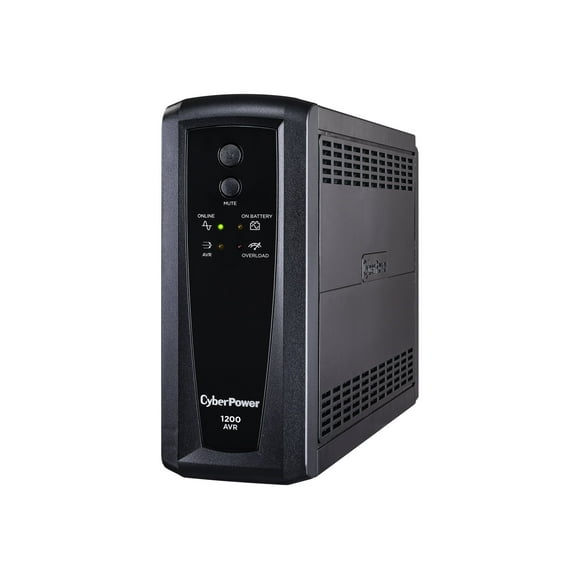 CyberPower AVR Series CP1200AVR - UPS - 720 Watts - 1200 VA - 7 Ah - RS-232, USB - Connecteurs de Sortie: 8 - Noir