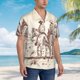 thumbnail image 3 of Balery Cowboys Riding Horses Camisas hawaianas de manga corta para hombre, camisas playeras de corte holgado, camisas de vacaciones con botones,Medium, 3 of 7