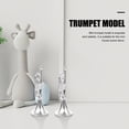 thumbnail image 2 of Ornements Musicaux Forme Trompette Droite 12 Pcs 5.9X1.8X1.8In, 2 of 8