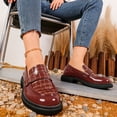 thumbnail image 4 of Loafers for Women, Round Toe Plus Size Comfortable Casual Shoes with Thick Sole Height-Increasing for Spring Summer, 4 of 9