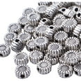 thumbnail image 4 of BronaGrand 100pcs Antique Silver Sunflower Spacers Beads Tibetan Alloy Flower Bead Spacer Charm Beads Loose Bead Spacers for DIY Bracelet Necklace Jewelry Crafts Making Accessories, 4 of 7