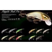 Cotton Cordell Ripplin' Red-Fin Fishing Lure Hard bait Killer Clown 4 1/2 in 3/8 oz
