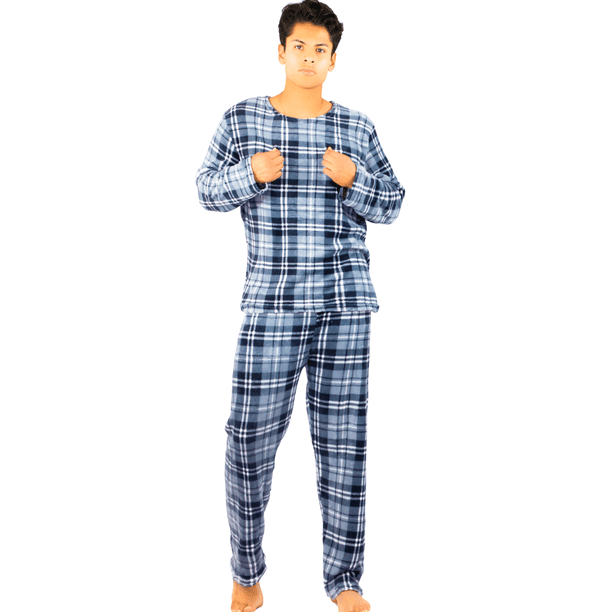 Pijama De Hombre Afelpada Pantalón Sudadera Tela Polar Suave