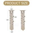 thumbnail image 4 of Cotton Hanging Hat Organizer Bohemian Macrames Tapestry Hat Hanger Wall Decoration for Cap Storage and Display Hat Rack - style:style2, 4 of 6