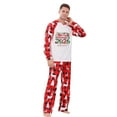 thumbnail image 5 of Wowcloth Men's Christmas Family Matching Pajamas Set, Print Design with Long Sleeve and Pants, 2-Piece Homewear Sleepwear for Holiday Family Time, 5 of 9