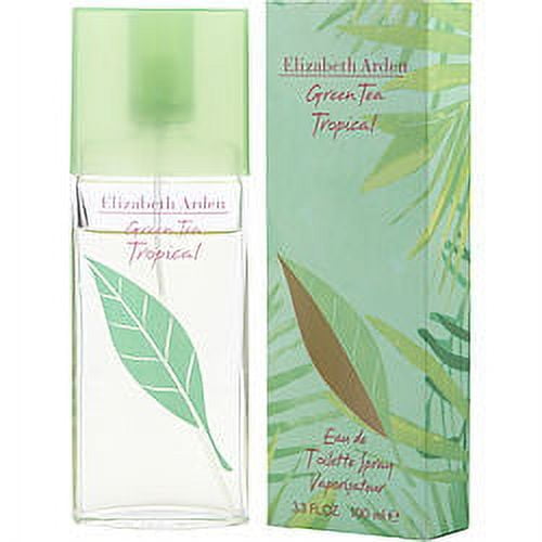 3.3 Eau Tea Women, Tropical Elizabeth Toilette for Perfume De Spray, Green Oz Arden