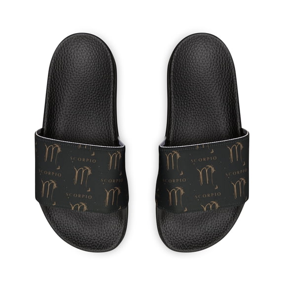 Scorpio Zodiac Symbol Women's PU Slide Sandals