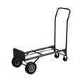 thumbnail image 4 of Safco Tuff Truck Convertible 500 lb Capacity - 8" Caster Size - x 18.5" Width x 12" Depth x 52" Height - Steel Frame - Black - 1 Each, 4 of 4