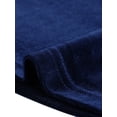 thumbnail image 5 of INSPIRE CHIC Women's Velvet Top V Neck Short Sleeve Casual T-Shirt XS Dark Blue, 5 of 7