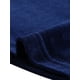 thumbnail image 5 of Camiseta casual de terciopelo para mujer Inspire Chic, de cuello en V, de manga corta, 3XL, azul oscuro, 5 of 6