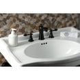 thumbnail image 2 of Kingston Brass KB7965ACL American Classic Widespread Bathroom Faucet with Pop-Up Drain, Oil Rubbed Bronze, 2 of 8