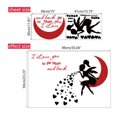 thumbnail image 2 of Adhesivos de pared Moon Fairy «I Love You to the Moon and Back», 2 of 2