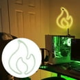 thumbnail image 4 of Pendant Two-Color Neon Light Flame Neon Light Home Creative Modeling Light Room Decoration Multi-Color Neon Light, 4 of 8