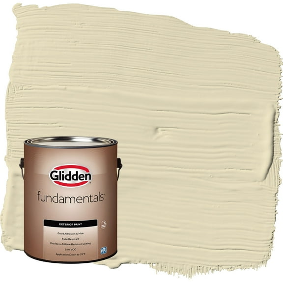 Glidden Fundamentals Namaste / Green Flat Exterior Paint, 1 Gallon