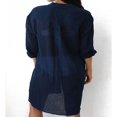 thumbnail image 3 of Hauts à Col en V pour Femmes, Bikini de Plage, Robe Kaftan, Blouse, Chemise Longue, 3 of 4