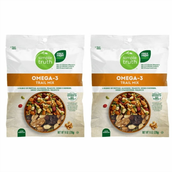 Simple Truth Omega-3 Trail Mix 2 x 8 oz