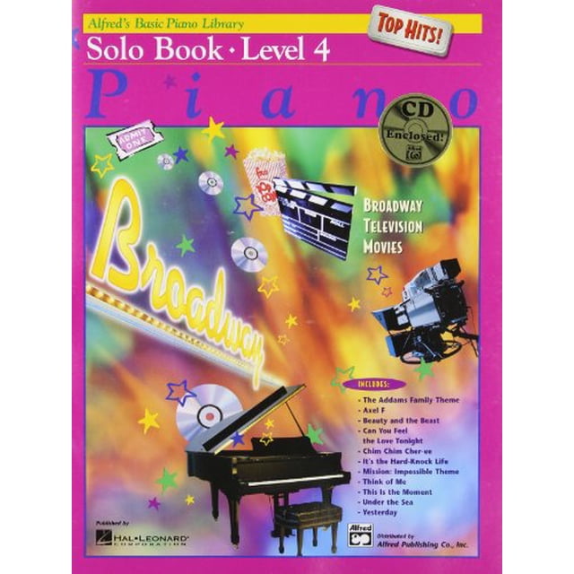 Alfred's Basic Piano Course, Top Hits! Solo Book 4 (Alfred's Basic Piano Library)