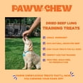 thumbnail image 6 of Paww Chew Beef Lung Dog Treats, All Natural, Single Ingredient Dog Treat, (1 Pound) Made and Sourced in The USA, Dehydrated High Protein Dog Training Treats, Grain Free, Low-Odor Free for All Breeds, 6 of 7