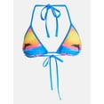 thumbnail image 5 of No Boundaries Blue Dolphin Triangle Bikini Swim Top, Women's XXS-XXL, 5 of 5