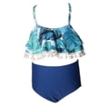thumbnail image 3 of Esaierr Maillot de Bain pour Filles, Mode Imprimée, Séchage Rapide, Rafraîchissant, 2-12 Ans, 3 of 6