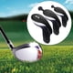 thumbnail image 3 of Cubiertas de Cabeza para golf Conjunto Intercambiable Protective Cuello No. Etiquetas 3 4 5 6 7 piece golf Woods Encabezados en Cabeza Negro DYNWAVEMX Cubiertas de cabeza de golf, 3 of 7