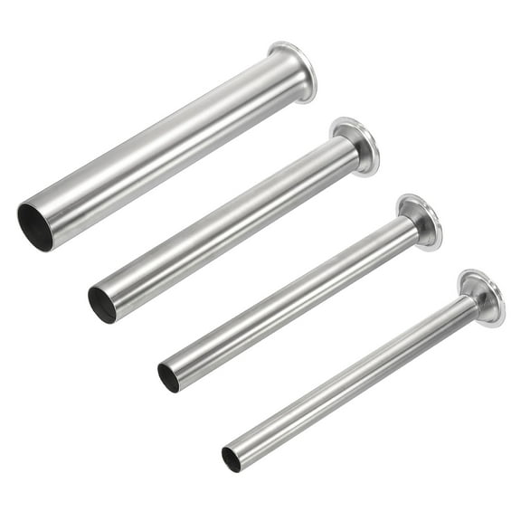 Uxcell Meat Grinder Stainless Steel Stuffing Tube 15mm 19mm 22mm 28mm for Meat Grinder, Stand Mixer, 1 Set