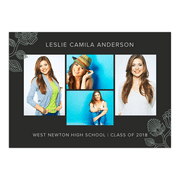 Embroidered Notice Graduation Announcement
