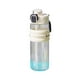 thumbnail image 2 of Botella de Agua Deportiva de 650 Ml | Plástico Libre de Bpa | Tapa Hermética con Pajita | Vaso de Gran Capacidad para Gimnasio, Senderismo y Viajes | 4 Colores (Negro, Blanco, Morado, Caqui), 2 of 6