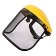 thumbnail image 3 of Mesh Face Shield, Bright Yellow Chainsaw Helmet  for Landscaping, 3 of 8