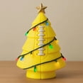 thumbnail image 5 of Vibrant Sports Ball Christmas Tree Decor, Mini Rugby Shaped Xmas Tree with Colorful String Lights Figurine Decoration, Cute Holiday Decor for Dad Sports Lovers Home Office Man Cave Party Tabletop, 5 of 6