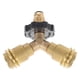 thumbnail image 4 of Conector en T para tanque de gas LP, divisor de propano, tipo 1, para quemador de estufa, 4 of 7