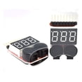 thumbnail image 3 of SHAR 1S-8S Battery Tester, RC Battery Alarm Buzzer Lipo Checker with LED for Lipo, Li-ION, Li-Fe Battery Fonepro, 3 of 5
