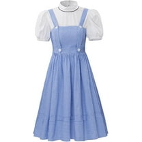 Dorothy Dress Women's Dorothy Blue Plaid Dress Suit Fairytale Dress Adult Outfit