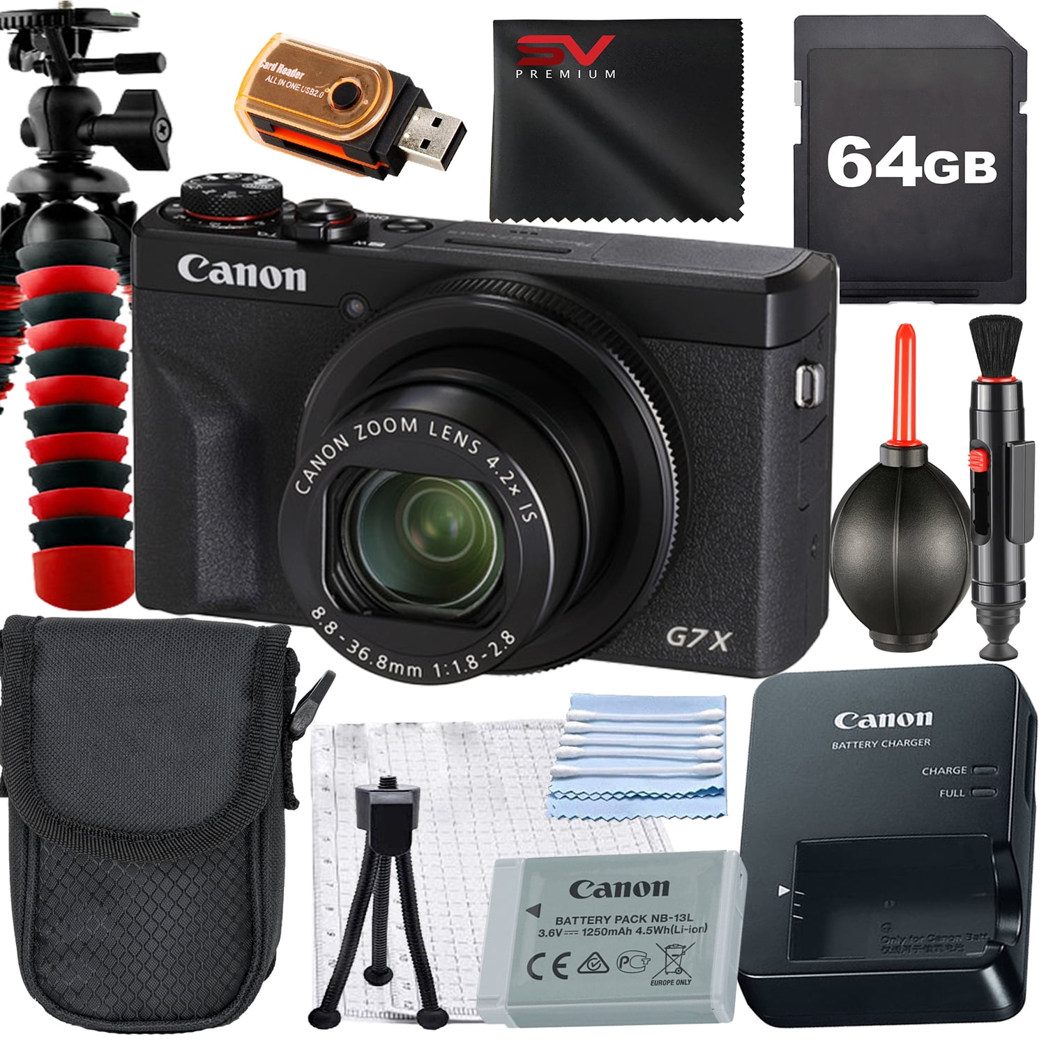 Canon PowerShot G7 X Mark III 20.2MP Wi-Fi Live Streaming Black