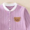 thumbnail image 5 of mgoYE Baby Newborn Romper Clothes Long Sleeve Romper Newborn Infant Baby Bodysuit Jumpsuit for Boys Girls 6-9 Months, 5 of 9