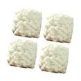 thumbnail image 2 of 4 ovillos de pompón de hilo grueso para tejer a mano, poliéster, suave, para tejer a mano y a ganchillo Blanco, 2 of 9