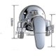 thumbnail image 5 of Shower Mixer Tap Bathroom Faucet Wall Mounted Single Lever Brass Shower Mixer For, 5 of 5