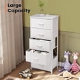 thumbnail image 4 of Pellebant White 5-Drawer Dresser Household Vertical Storage Tower Chest, 4 of 9