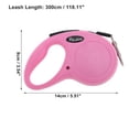 thumbnail image 4 of Unique Bargains Retractable Pet Leash Classic Dog Leash Soft Handle Pink 118.11", 4 of 6