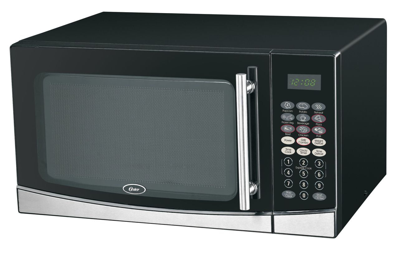 Product of Oster 1.3-Cu.-Ft. 1,100W Microwave with Grill Function
