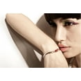 thumbnail image 2 of KATGI Fashion 18K White Gold Plated Elegant Gem Austrian Red Crystal Bangle Bracelet, 2 of 4