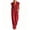 Red, variant on Iyufng Casual Summer Sleeveless Jumpsuits for Women with Pockets, Zip Up Fitted Waist