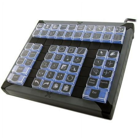 XK-60 60-Keys USB Programmable Keyboard  Blue and Red Backlighting price history on PriceWatchPro