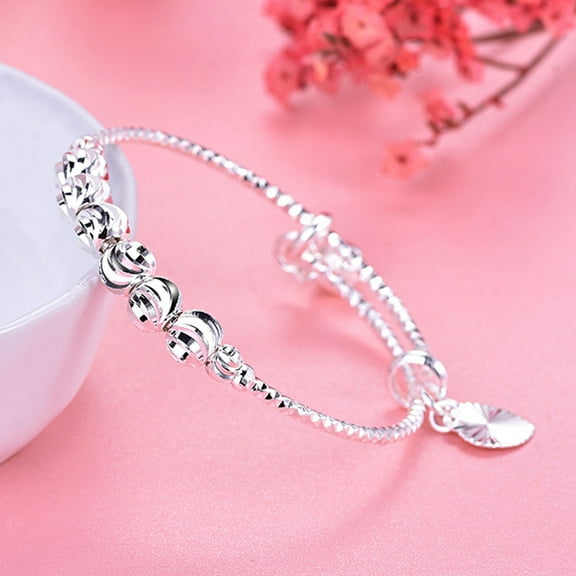 WEUVEB Baby Girl Bracelets for Infants Copper 2Pcs