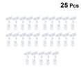 thumbnail image 2 of 25Pcs Transparent Double Head Universal Clamp Shelf Clamp Crystal Clip Rack clip, 2 of 9