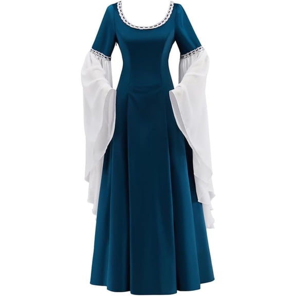 Galadriel Dress Elf Queen Cloth Gown Medieval Outfit for Women