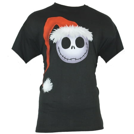 nightmare before christmas mens t shirt jack skellington in a santa hat image walmartcom - Nightmare Before Christmas Santa Hat nightmare before christmas mens t shirt jack skellington in a santa hat image walmartcom - Nightmare Before Christmas Santa Hat