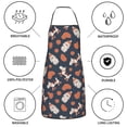 thumbnail image 6 of Pofeuu Funny Dogs Print Aprons with Pockets, Cute Aprons for Kitchen, Cooking, Server, Barber, Chef Apron, 6 of 7