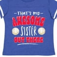thumbnail image 4 of Inktastic That's My Awesome Sister out There with Volleyball Boys or Girls Toddler T-Shirt, 4 of 5